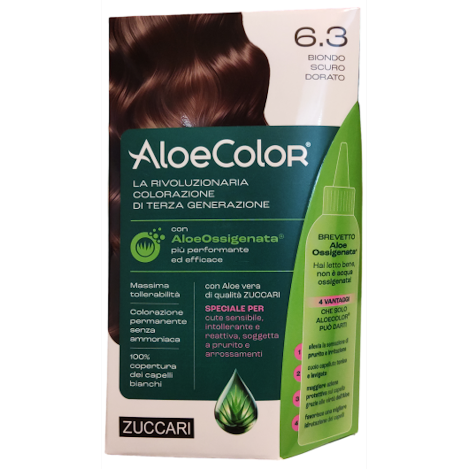 Zuccari ALOECOLOR 6.3 - Biondo Scuro Dorato 140 ml